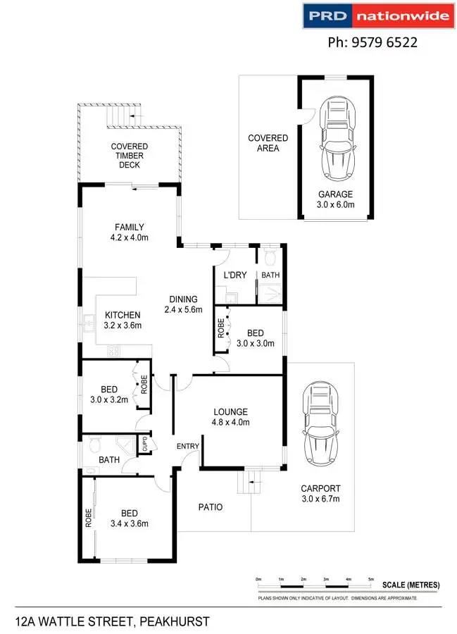 Floorplan of Homely house listing, 12A Wattle Street, Peakhurst NSW 2210