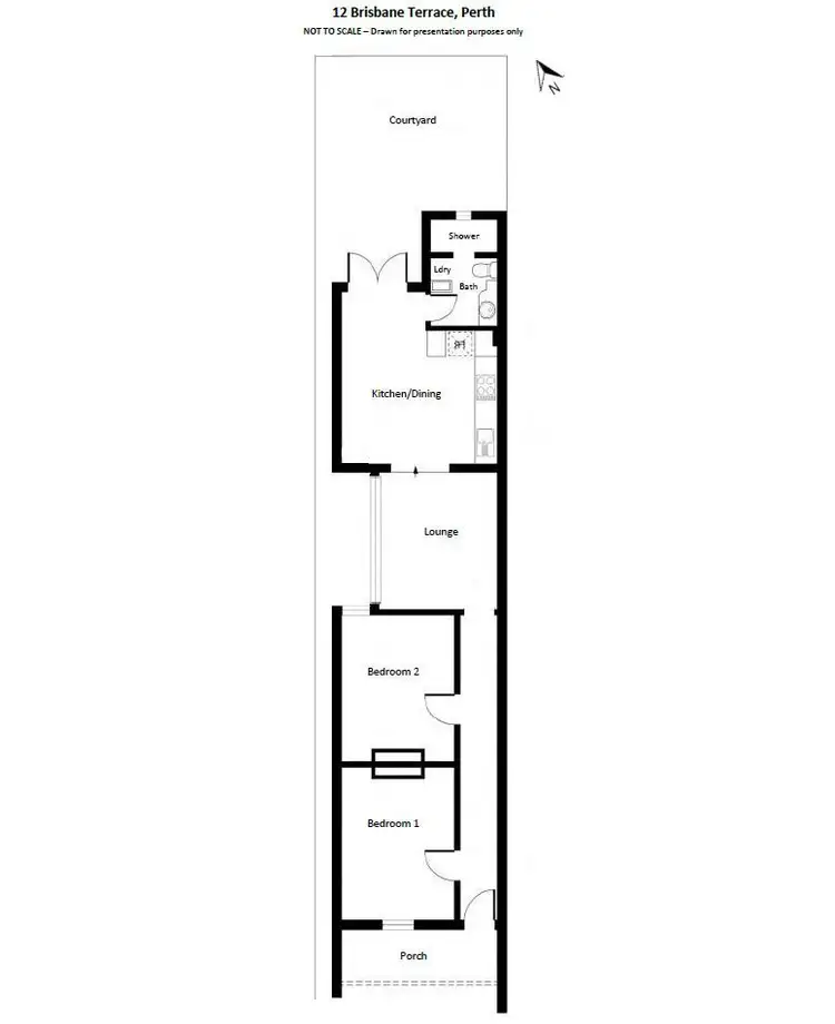 Floorplan of Homely house listing, 12 Brisbane Terrace, Perth WA 6000