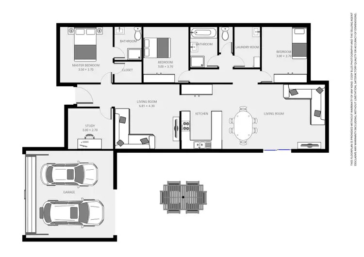 Floorplan of Homely house listing, 27 ETHERINGTON DRIVE, Mildura VIC 3500