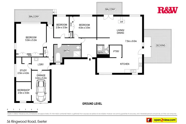 Floorplan of Homely house listing, 56 Ringwood Road, Exeter NSW 2579