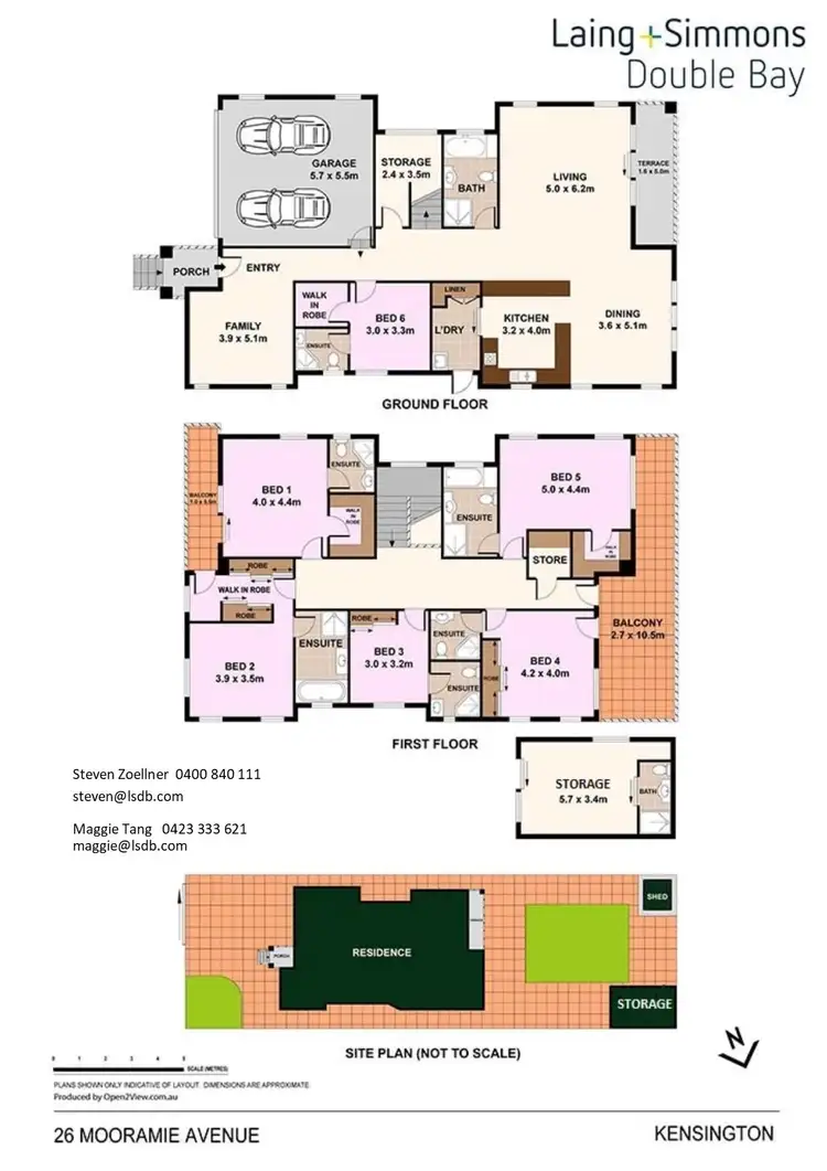 Floorplan of Homely house listing, 26 Mooramie Ave, Kensington NSW 2033