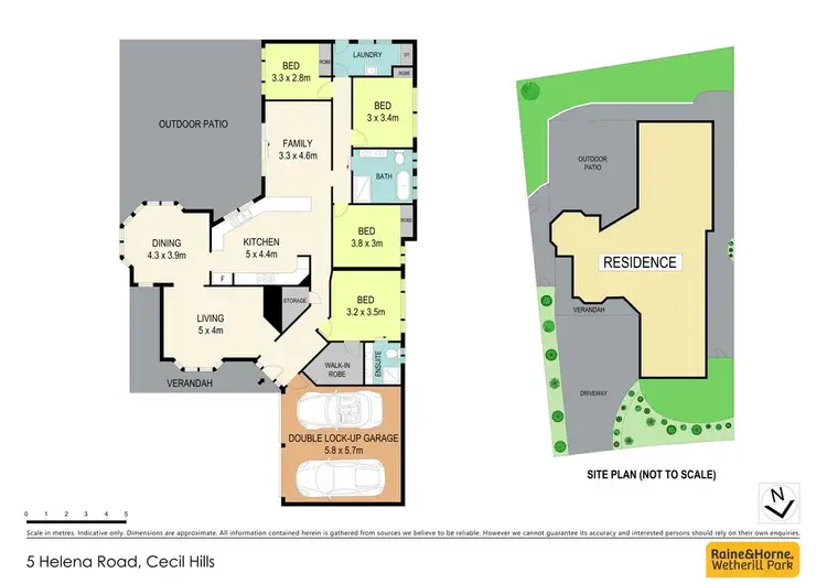 Floorplan of Homely house listing, 5 Helena Road, Cecil Hills NSW 2171