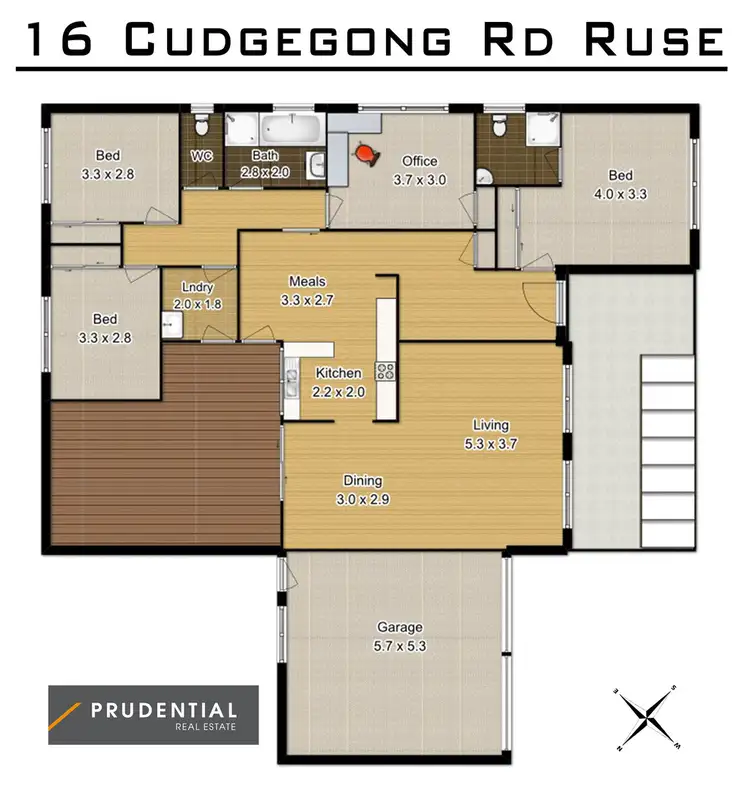 Floorplan of Homely house listing, 16 Cudgegong Rd, Ruse NSW 2560
