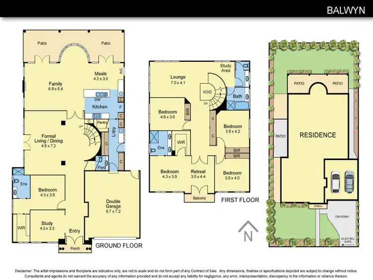 Floorplan of Homely house listing, 29 Grosvenor Parade, Balwyn VIC 3103