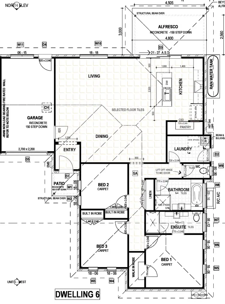 Floorplan of Homely unit listing, 6 / 11 Chappell Close, Mudgee NSW 2850