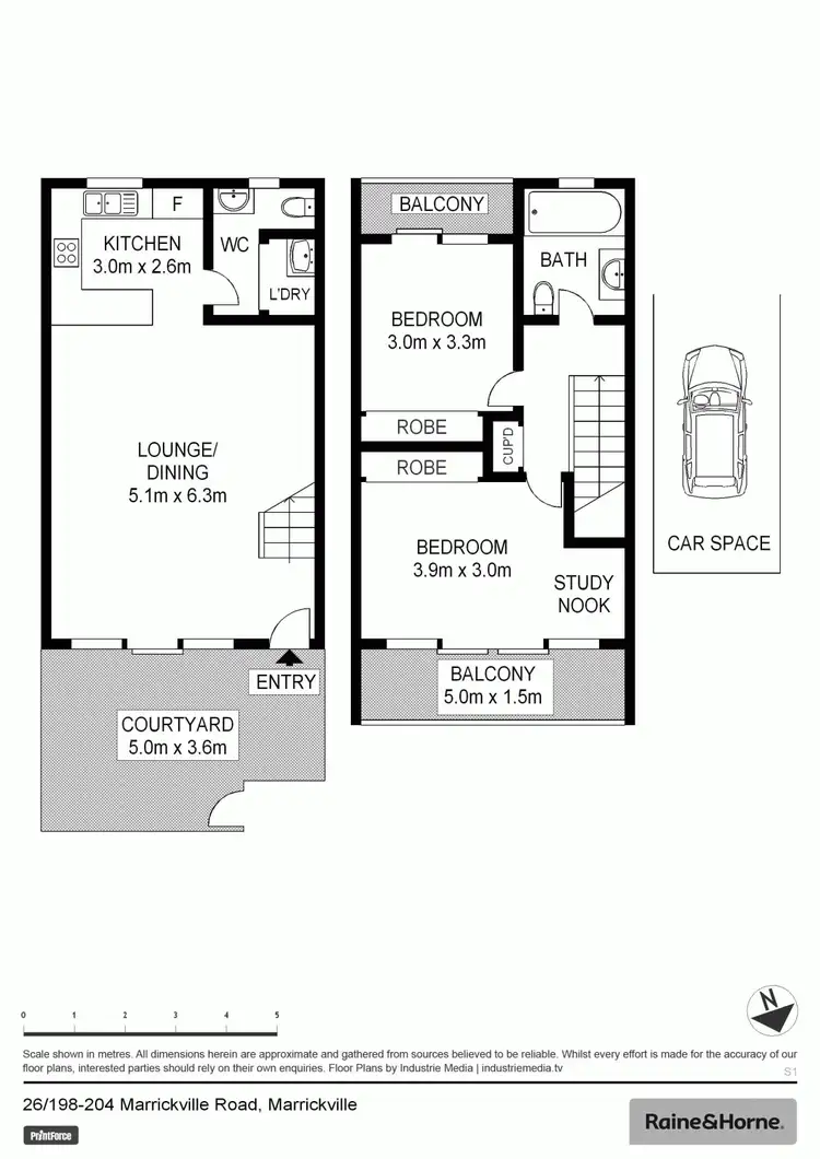 Floorplan of Homely apartment listing, 26/198-204 Marrickville Road, Marrickville NSW 2204