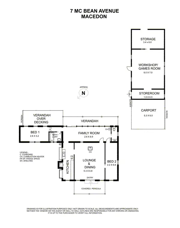 Floorplan of Homely house listing, 7 McBean Avenue, Macedon VIC 3440