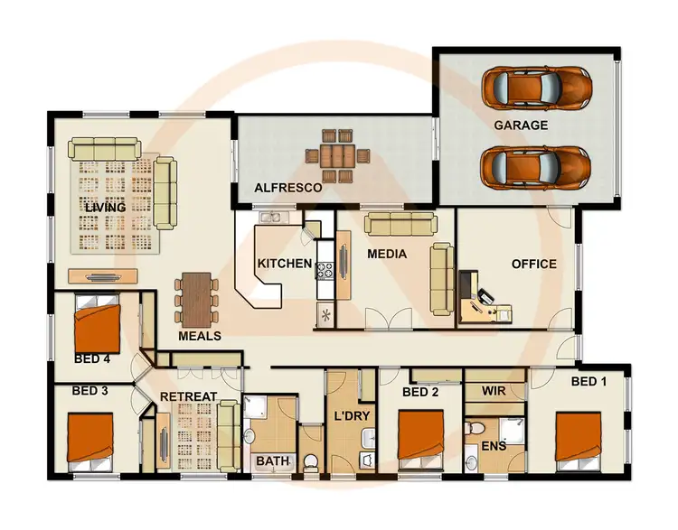 Floorplan of Homely house listing, 21 Toorwood Street, Heathwood QLD 4110