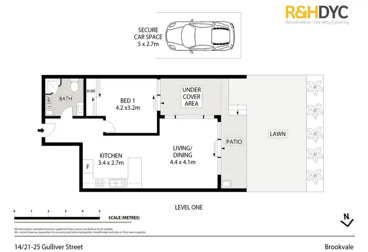 Floorplan of Homely unit listing, 14/21-25 Gulliver Street, Brookvale NSW 2100