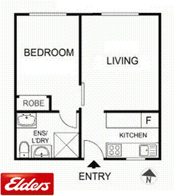 Floorplan of Homely unit listing, 21/2 Donald Road, Queanbeyan NSW 2620