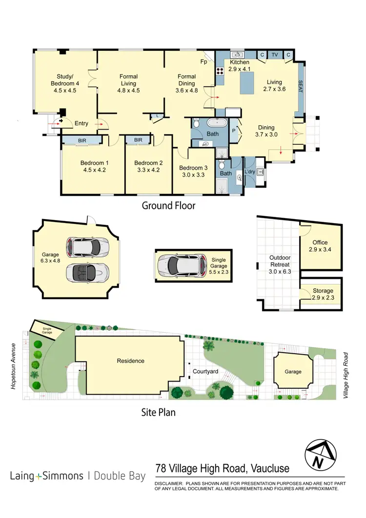 Floorplan of Homely house listing, 78 Village High Road, Vaucluse NSW 2030