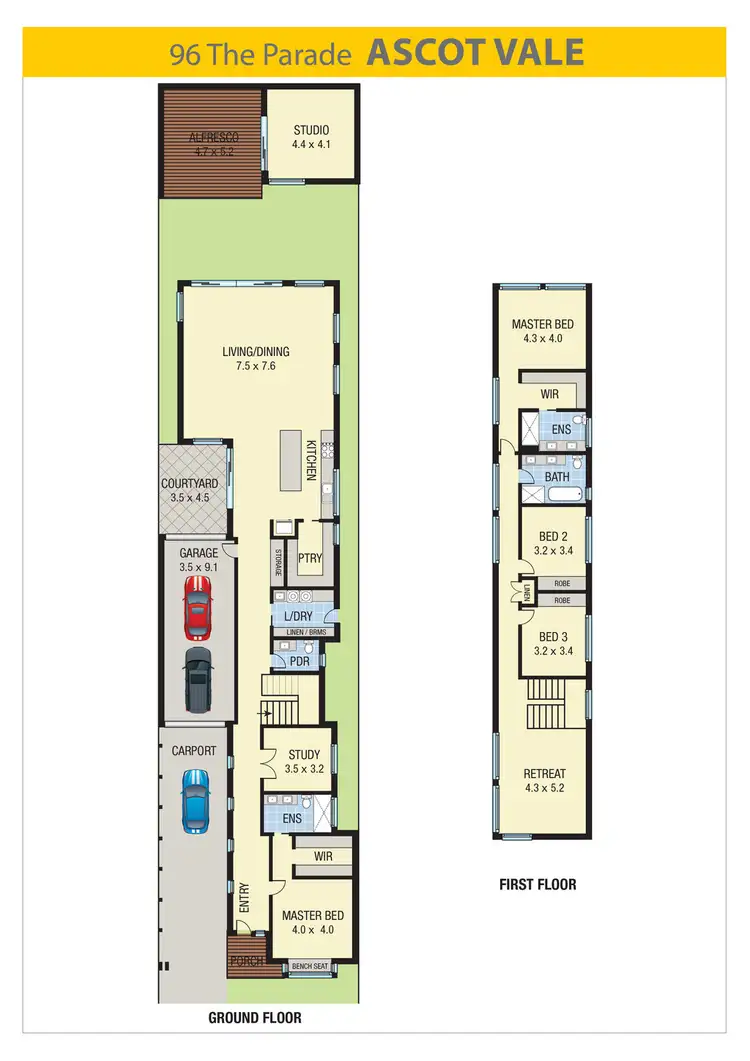 Floorplan of Homely house listing, 96 The Parade, Ascot Vale VIC 3032