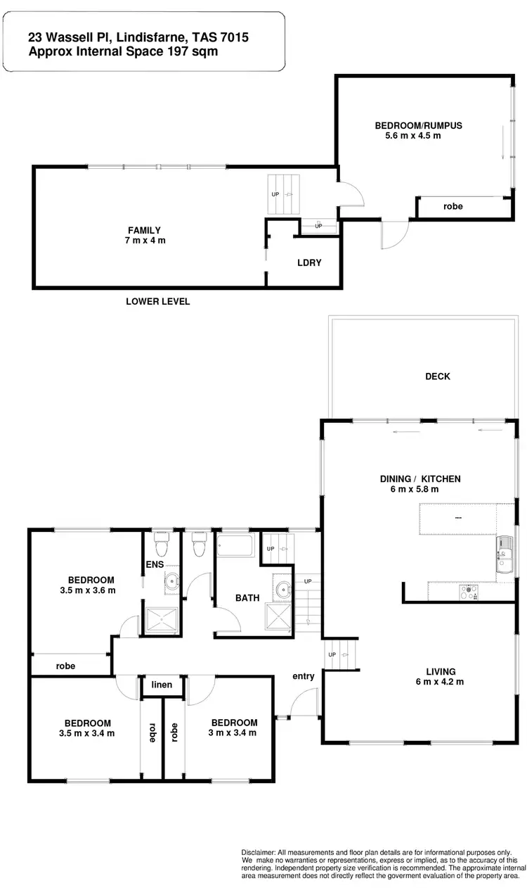 Floorplan of Homely house listing, 23 Wassell Place, Lindisfarne TAS 7015