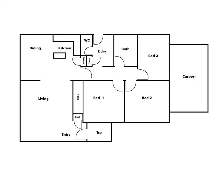 Floorplan of Homely house listing, 19 Lorraine Place, Hamilton Hill WA 6163