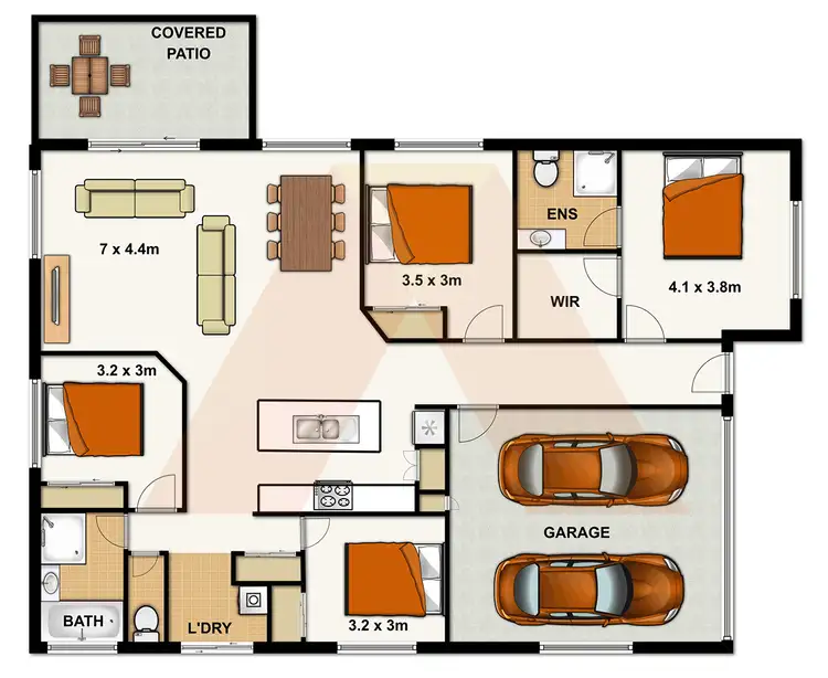 Floorplan of Homely house listing, 19 Kite Crescent, Eagleby QLD 4207