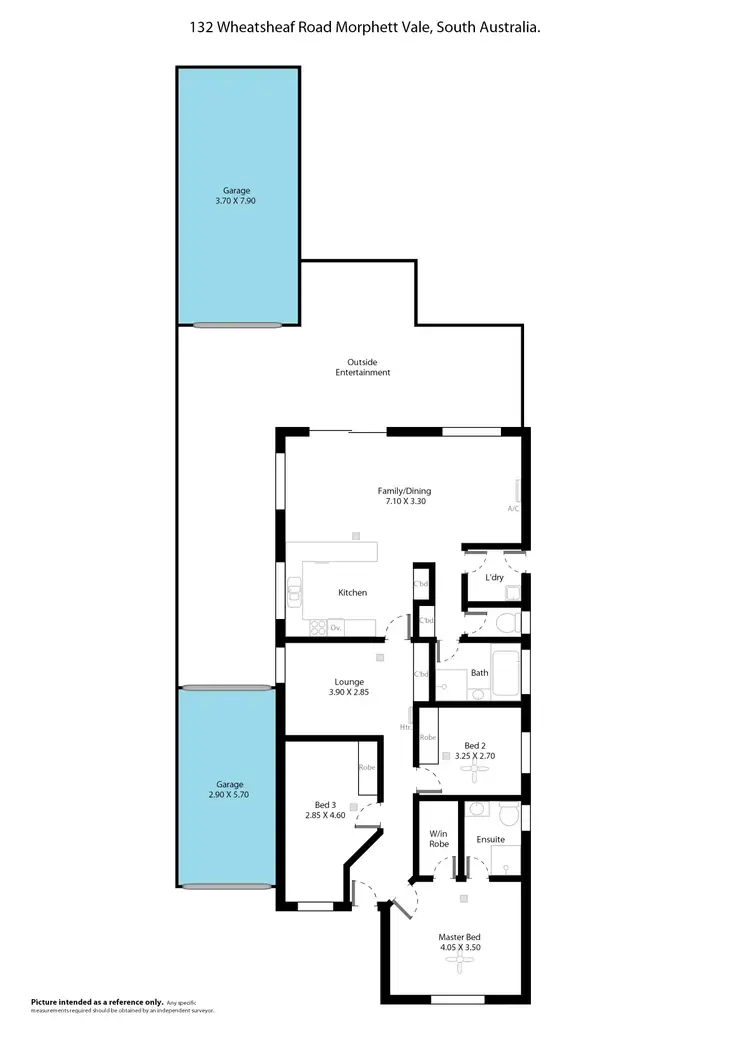 Floorplan of Homely house listing, 132 Wheatsheaf Road, Morphett Vale SA 5162