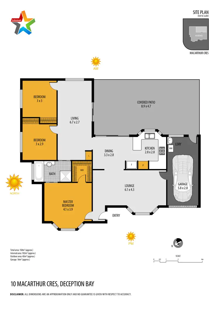 Floorplan of Homely house listing, 10 Macarthur Crescent, Deception Bay QLD 4508