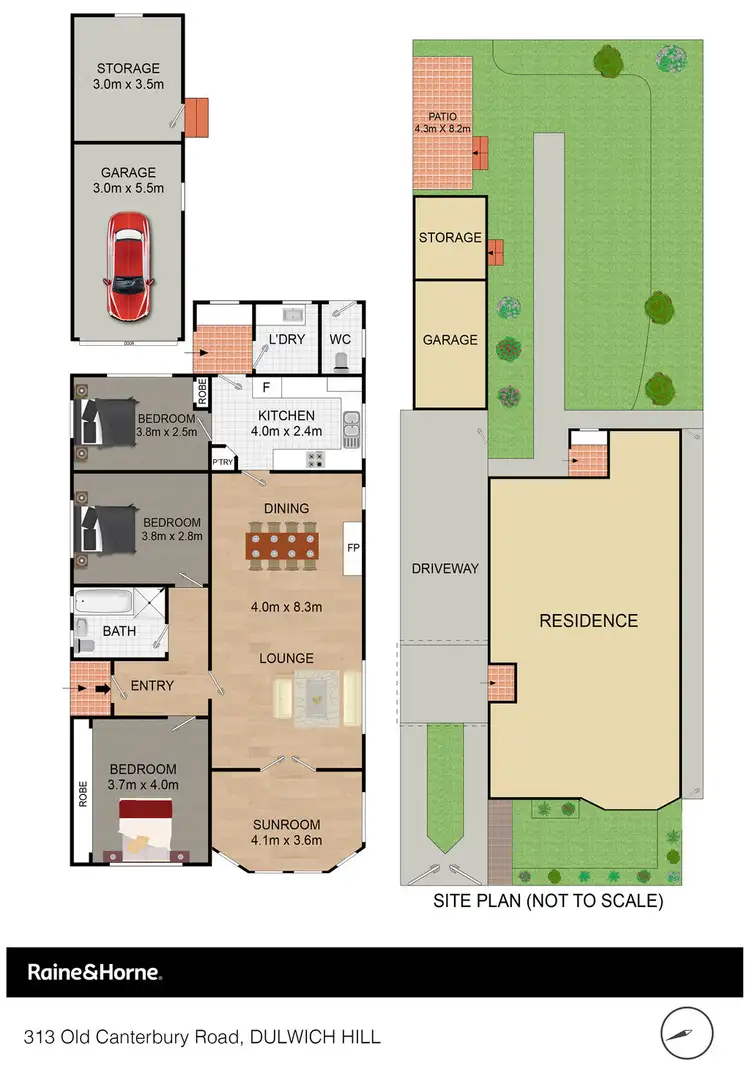 Floorplan of Homely house listing, 313 Old Canterbury Road, Dulwich Hill NSW 2203