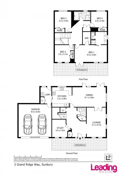 Floorplan of Homely house listing, 3 Grand Ridge Way, Sunbury VIC 3429