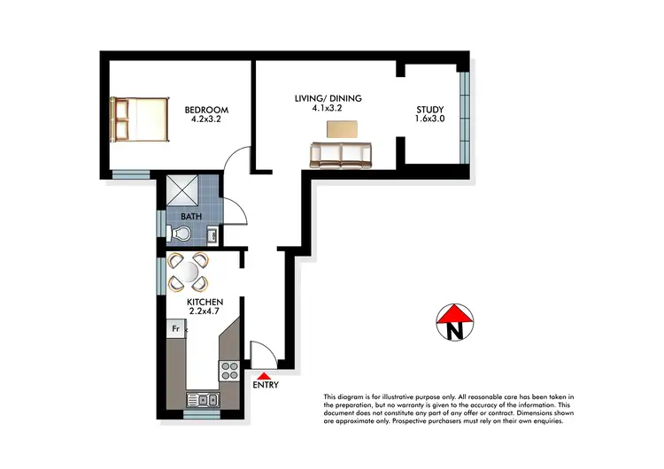 Floorplan of Homely apartment listing, 5/184 Arden Street, Coogee NSW 2034