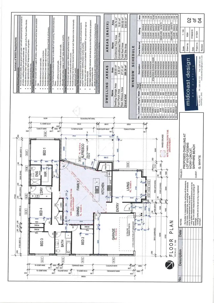 Floorplan of Homely house listing, Lot 610 Ivory Circuit, Sapphire Beach NSW 2450