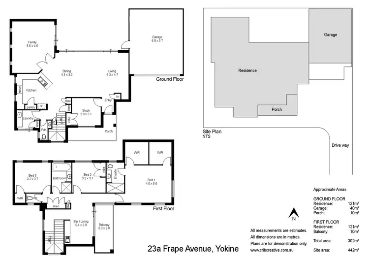Floorplan of Homely house listing, 23a Frape Avenue, Yokine WA 6060