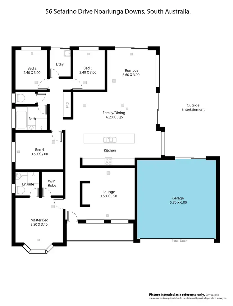 Floorplan of Homely house listing, 56 Serafino Drive, Noarlunga Downs SA 5168