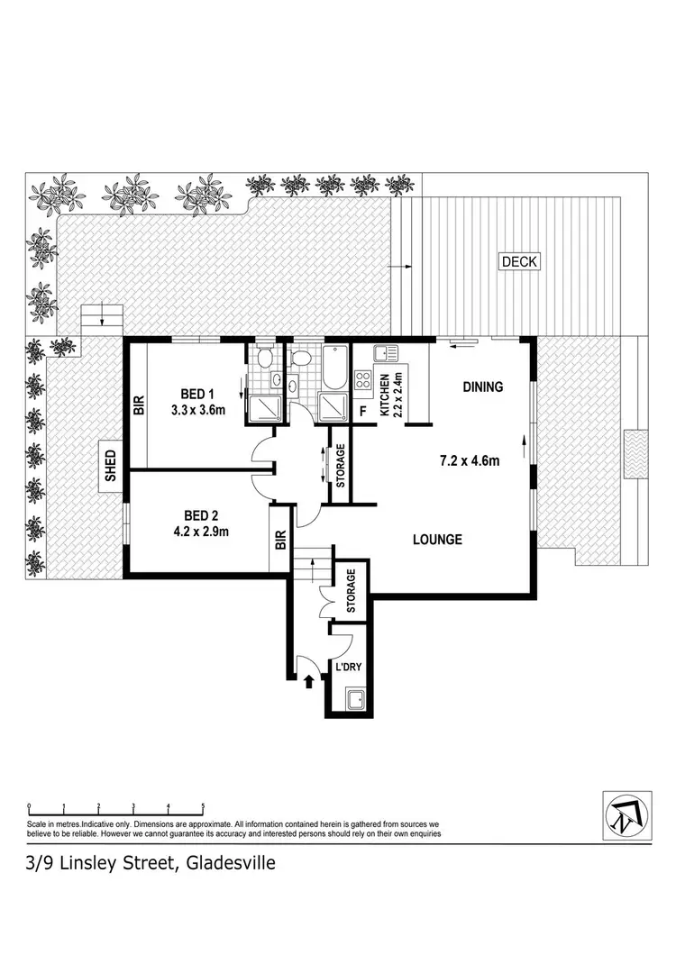 Floorplan of Homely apartment listing, 3/9 Linsley Street, Gladesville NSW 2111