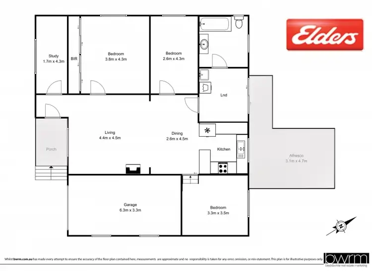 Floorplan of Homely house listing, 3 Christopher Crescent, Batehaven NSW 2536