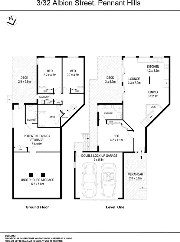 Floorplan of Homely house listing, 3/32 Albion Street, Pennant Hills NSW 2120