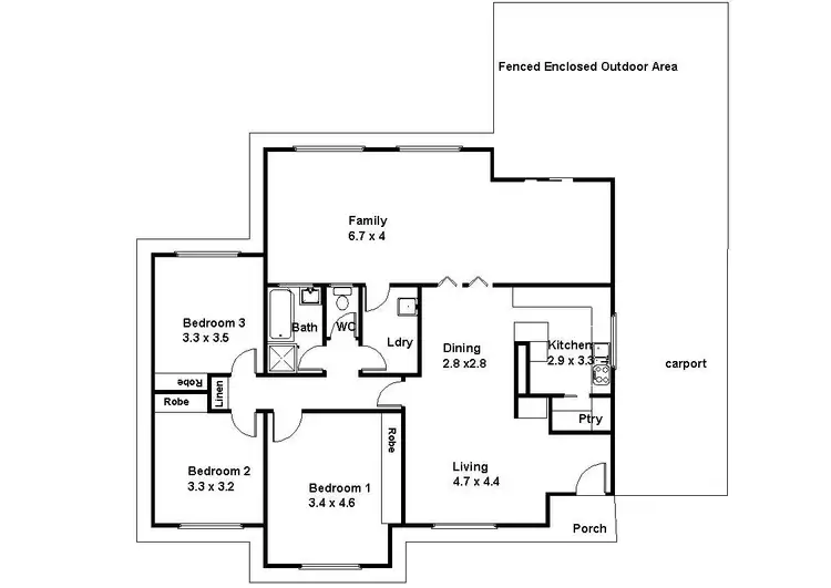 Floorplan of Homely house listing, 175 Eighteenth Street, Renmark SA 5341