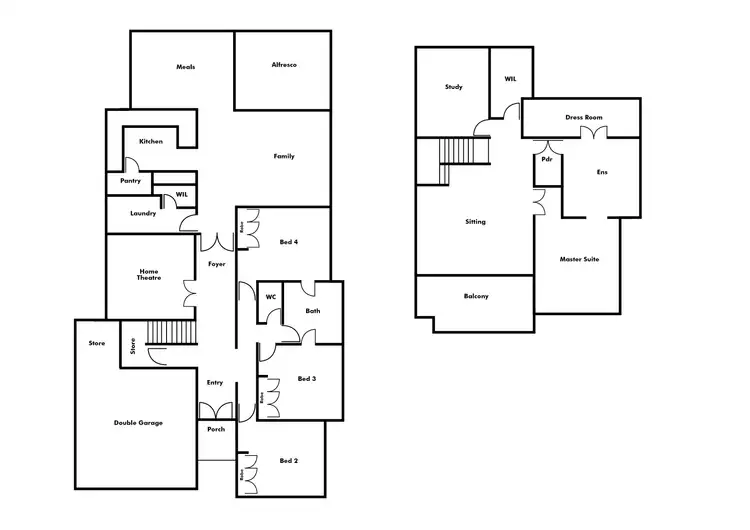 Floorplan of Homely house listing, 4 Cambria Link, North Coogee WA 6163