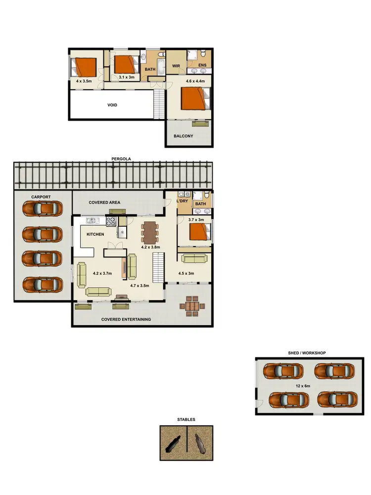Floorplan of Homely house listing, 256-266 Williamson Road, Tamborine QLD 4270