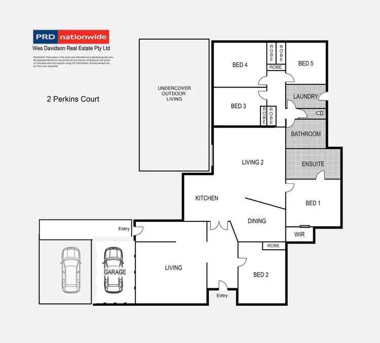 Floorplan of Homely house listing, 2 Perkins Court, Horsham VIC 3400