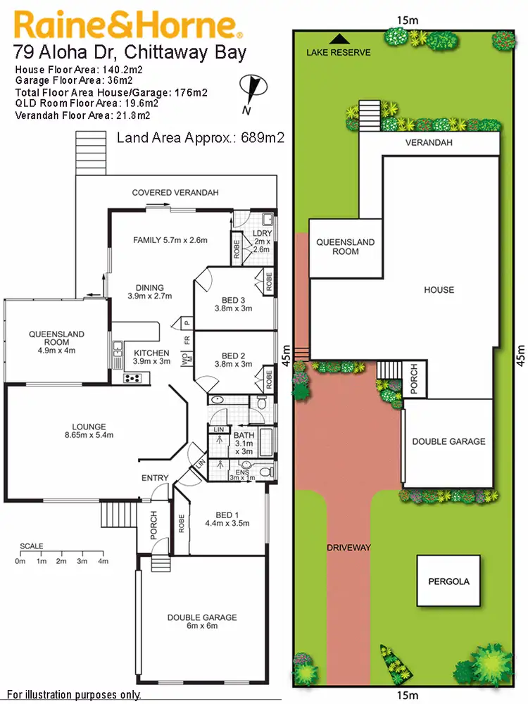 Floorplan of Homely house listing, 79 Aloha Drive, Chittaway Bay NSW 2261