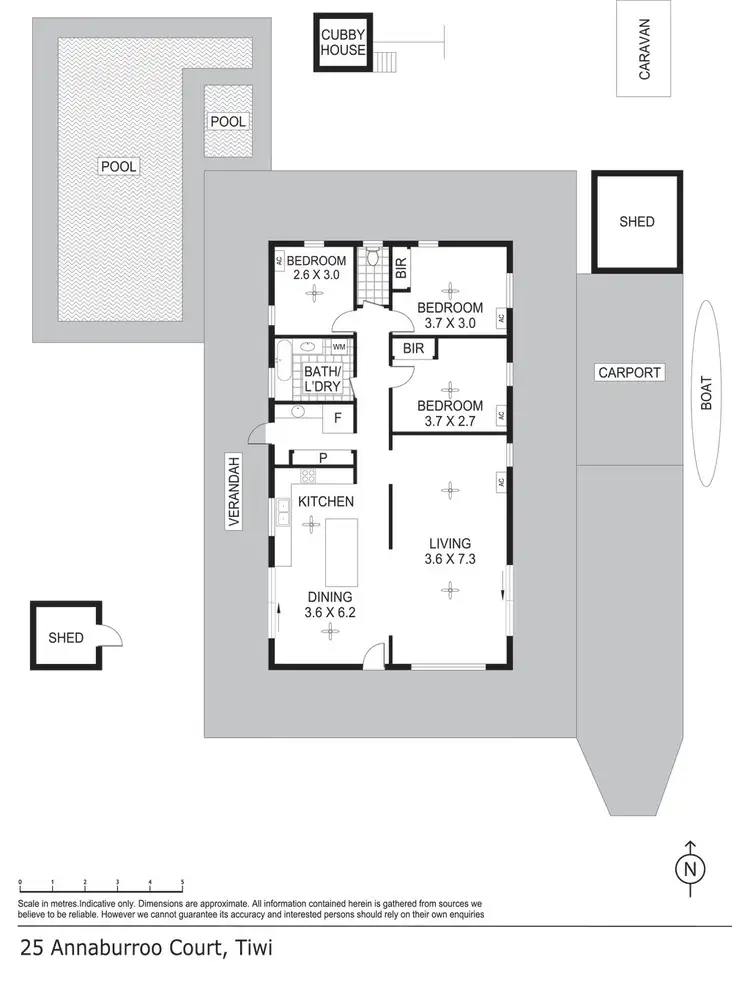 Floorplan of Homely house listing, 25 Annaburroo Crescent, Tiwi NT 810