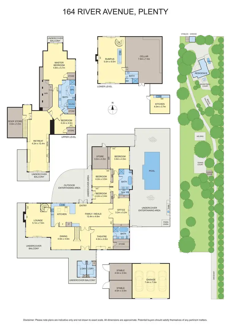 Floorplan of Homely house listing, 164 River Avenue, Plenty VIC 3090