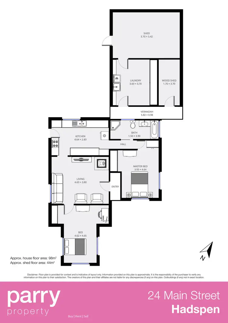 Floorplan of Homely house listing, 24 Main Street, Hadspen TAS 7290