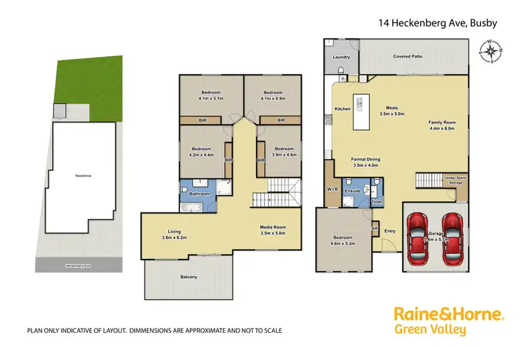 Floorplan of Homely house listing, 14 Heckenberg Avenue, Busby NSW 2168