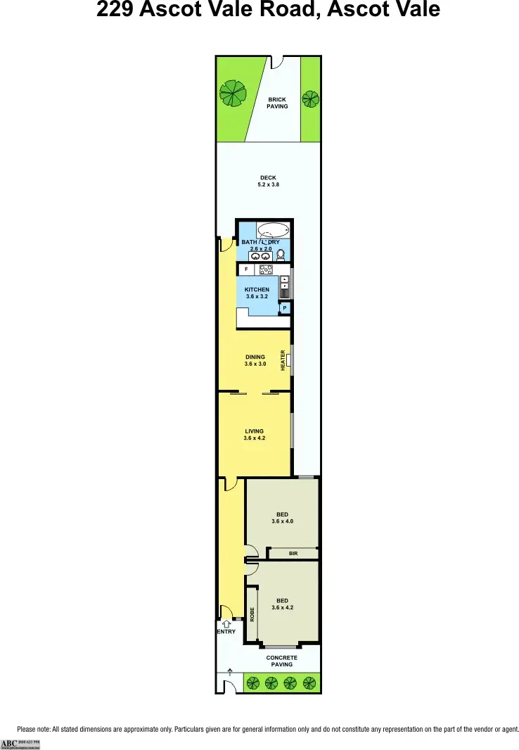 Floorplan of Homely house listing, 229 Ascot Vale Road, Ascot Vale VIC 3032