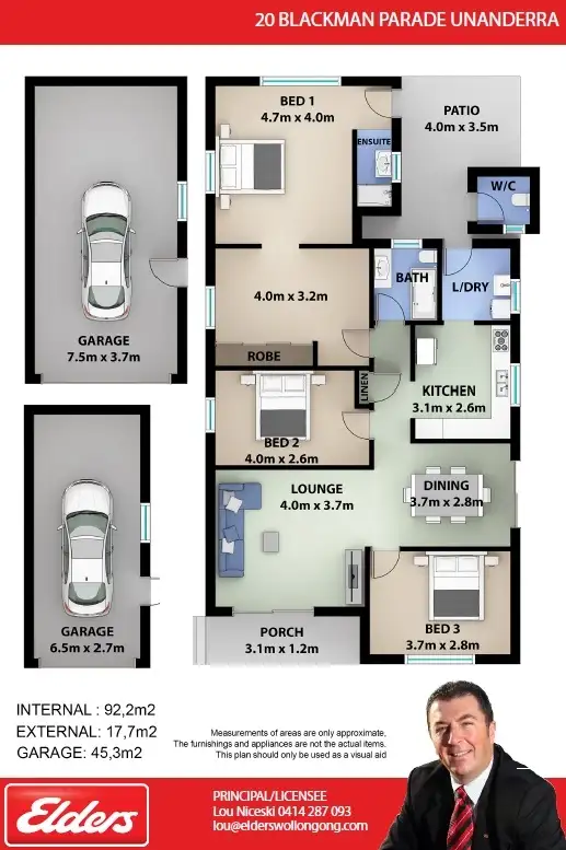 Floorplan of Homely house listing, 20 Blackman Parade, Unanderra NSW 2526