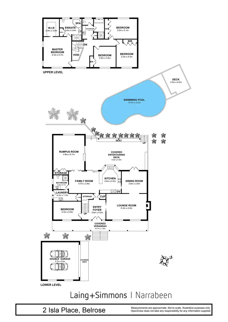 Floorplan of Homely house listing, 2 Isla Place, Belrose NSW 2085