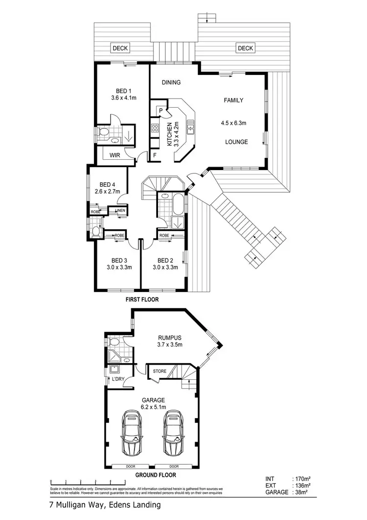 Floorplan of Homely house listing, 7 Mulligan Way, Edens Landing QLD 4207