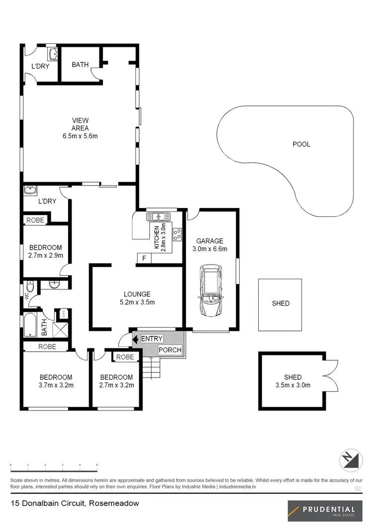 Floorplan of Homely house listing, 15 Donalbain Circuit, Rosemeadow NSW 2560