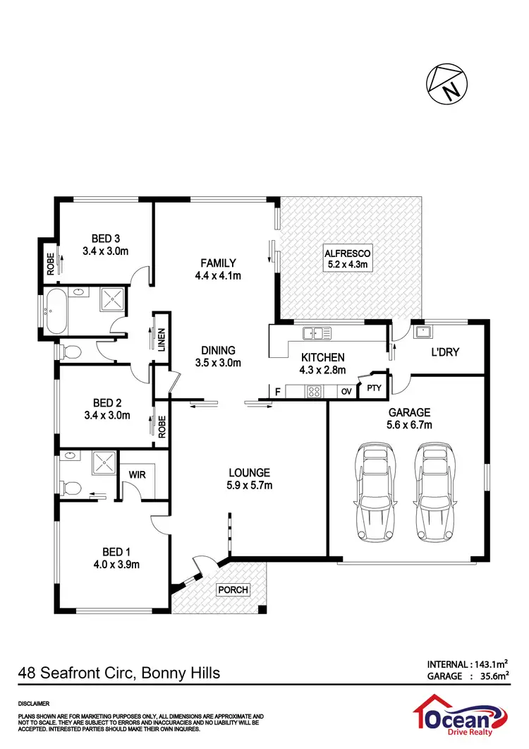 Floorplan of Homely house listing, 48 Seafront Circuit, Bonny Hills NSW 2445