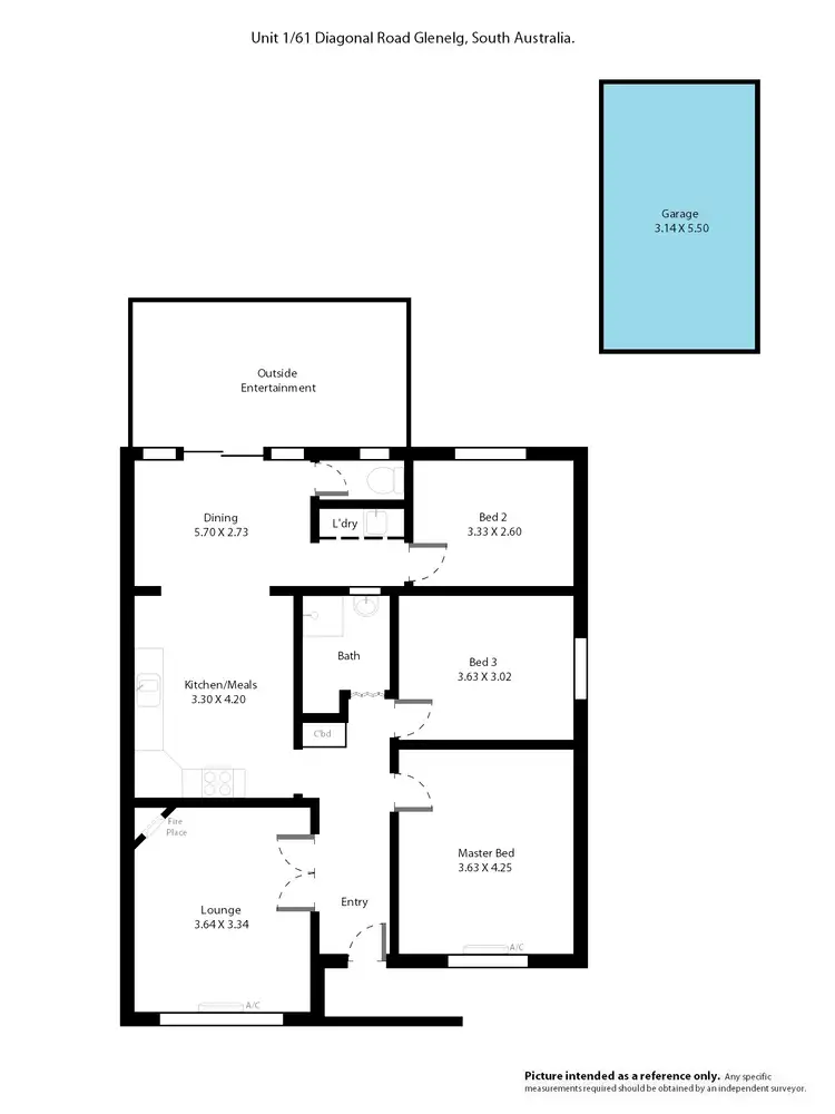 Floorplan of Homely house listing, 1-61 Diagonal Road, Glenelg East SA 5045