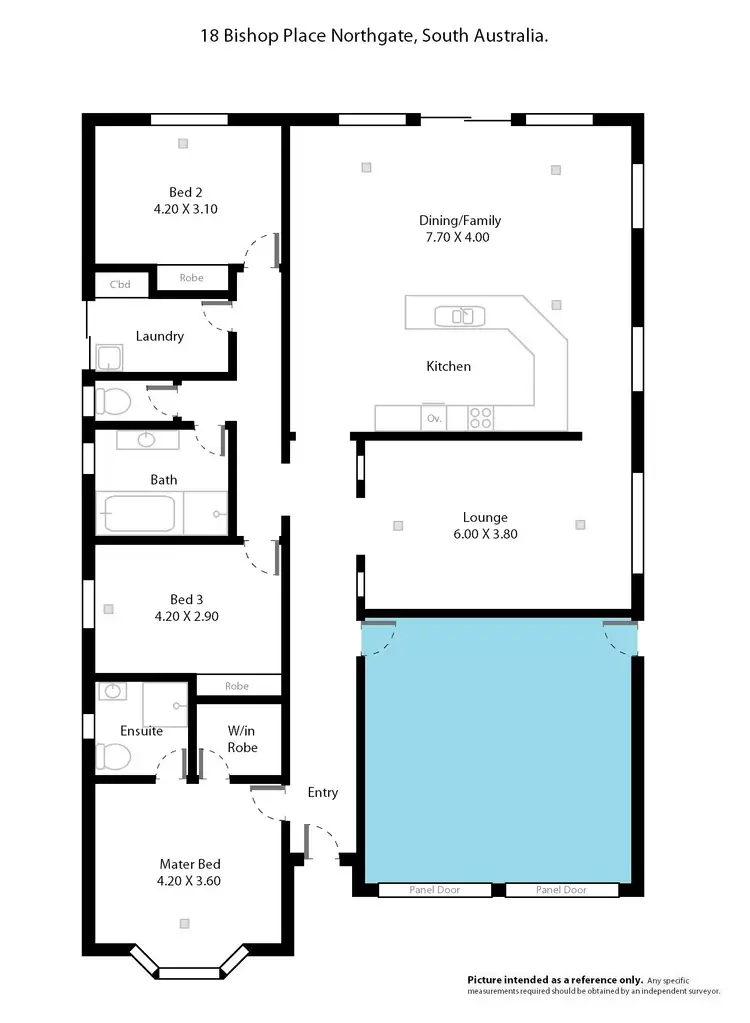 Floorplan of Homely house listing, 18 Bishop Place, Northgate SA 5085