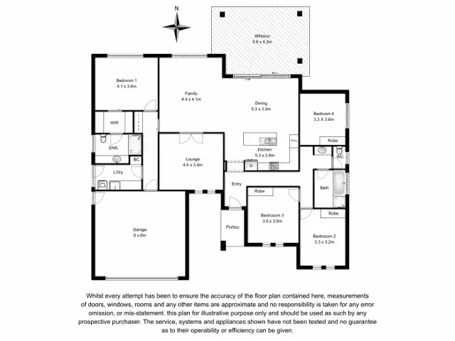 Floorplan of Homely house listing, 2 Hilltop Avenue, Mount Gambier SA 5290