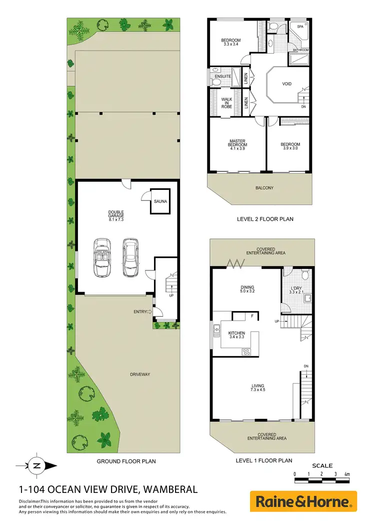 Floorplan of Homely townhouse listing, 1/104 Ocean View Drive, Wamberal NSW 2260