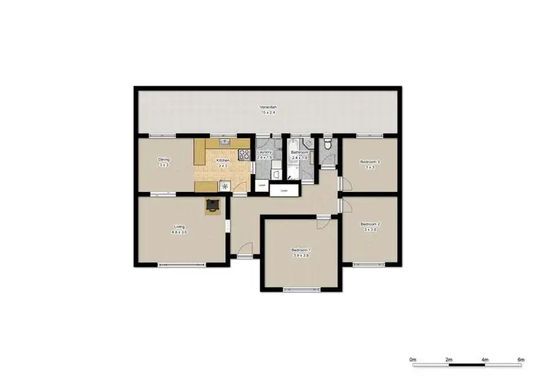 Floorplan of Homely house listing, 6 Lambeff Street, Ceduna SA 5690